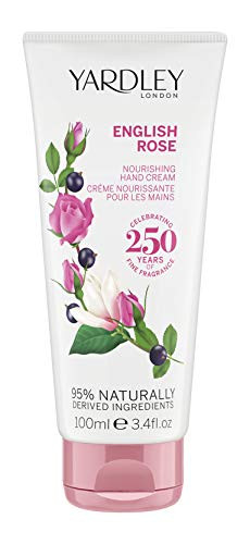 Yardley Of London English Rose Nourishing Hand Cream for Women  3-4 Fluid Ounce