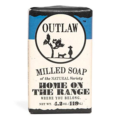 Outlaw Home on the Range Milled Soap - The Smell of Peace - Ripe Blackberries  Fresh Laundry  And Just-Cut Grass - Men s And Women s Milled Bar Soap - 2 Pack