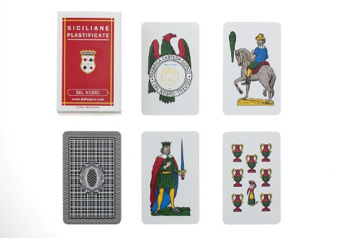 Dal Negro 15010 Sicilian Italian Regional Cards  Plastic  Multicolor