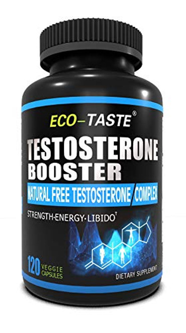 Testosterone Booster for Men - Natural Stamina  Endurance and Strength Booster - 120 Capsules