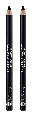 Rimmel Soft Kohl Kajal Eyeliner in Jet Black  2 Pack