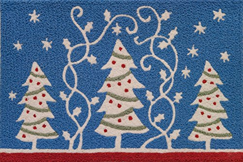 Jellybean Winter White Indoor Outdoor Accent Rug - 21" x 33"