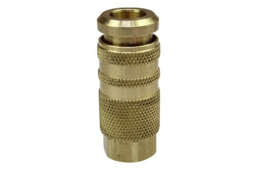 Coilhose Pneumatics 15C90B4F 1-4-Inch Body Size  Coilflow Combo Couplers  Industrial and Acme Interchange  1-4-Inch NPT  Female