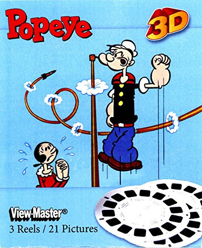 Popeye View-Master 3 Reel Set - 21 3d Images