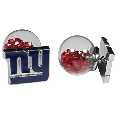 NFL Siskiyou Sports Fan Shop New York Giants Front-Back Earrings One Size Team Color NFL Siskiyou Sports Fan Shop New York Giants Front-Back Earrings One Size Team Color