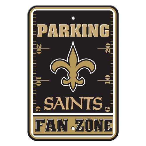 NFL New Orleans Saints Plastic Parking Signs