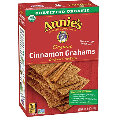 Annie s Organic Graham Crackers  Cinnamon Grahams  14-4 oz Box
