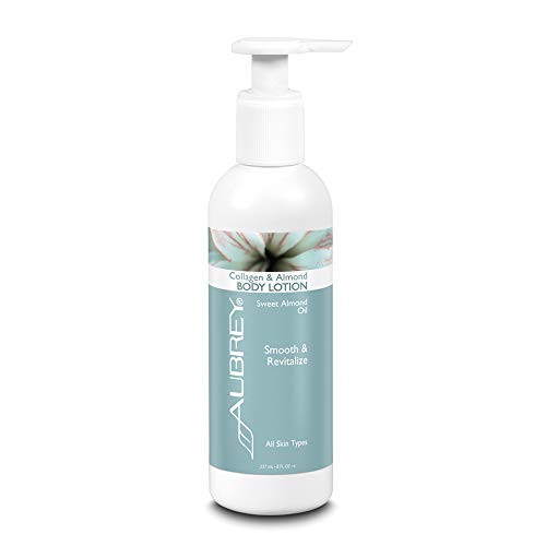 Aubrey Collagen   Almond Body Lotion   Enriching Hand   Body Moisturizer   Smooths   Revitalizes   Organic Sweet Almond Oil   All Skin Types   8oz