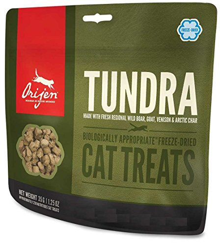 Orijen Freeze-Dried Cat Treats  Tundra  1-25 Ounces