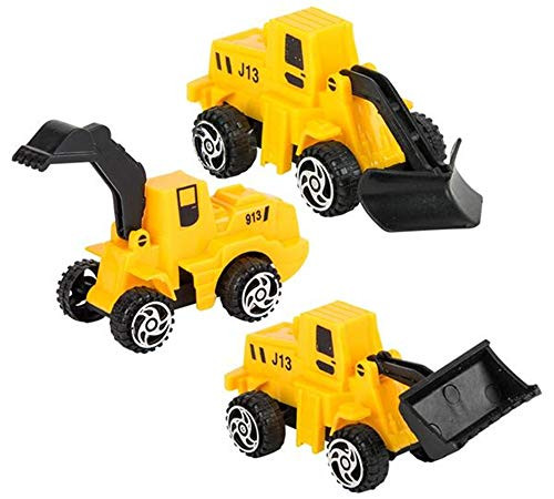 HAPPY DEALS ~ Pull Back Friction Construction Vehicle Trucks - Bulk Class Pack of 24
