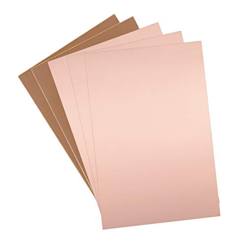 uxcell Single-Sided Copper Clad Laminate PCB Circuit Board  FR4 150x100mm 5-91x3-94 inch  1-5mm Thickness DIY Prototyping PCB Board  Name Board  5pcs