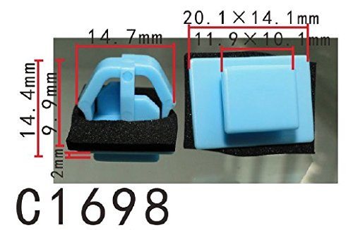 Autobahn88 Front Bumper Push-Type Clip  fits for Hyundai OEM  877561F000  877563R000 Pack of 20