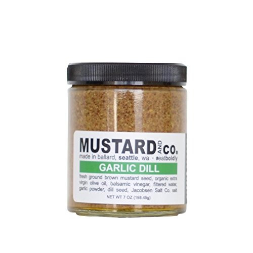 Mustard and Co- - Garlic Dill Gourmet Mustard - 7oz Jar