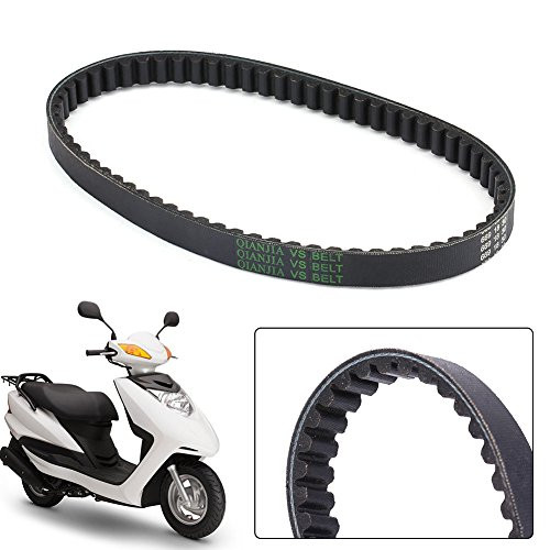 Drive Belt High Performance Scooter Drive Belt Rubber Drive Belt Great Replacement for GY6 50CC 139QMB Scooter 669-18-30Black
