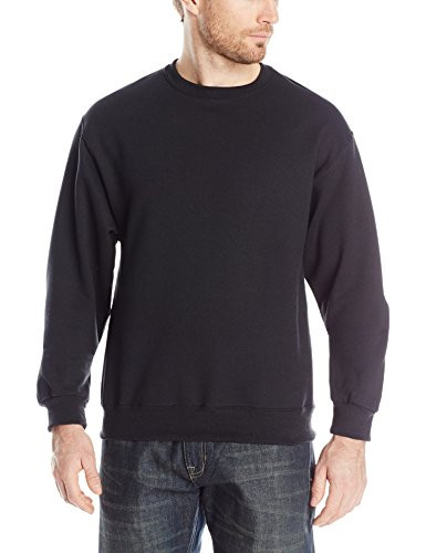 Jerzees Men s Fleece Sweatshirt  Black  3X-Large