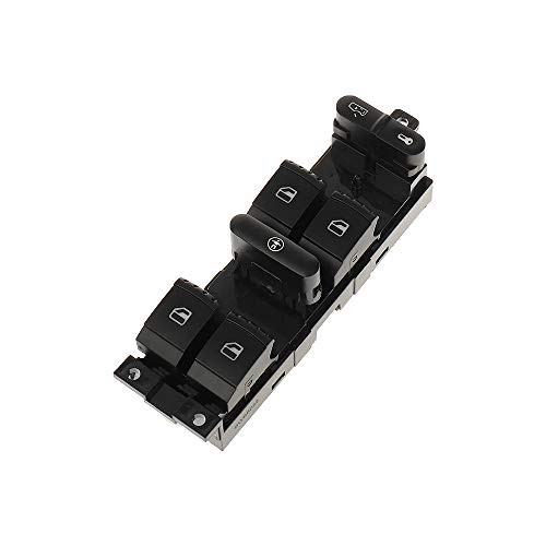 BRTEC Master Power Window Switch 1999-2005 for Volkswagen Golf  1999-2005 for Volkswagen Jetta  1999 2000 2001 2002 2003 2004 2005 for VW Passat Driver Side Power Window Switch
