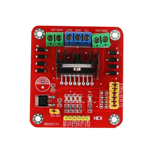 UEETEK L298N Dual H Bridge DC Stepper Motor Driver Module Controller Board for Arduino