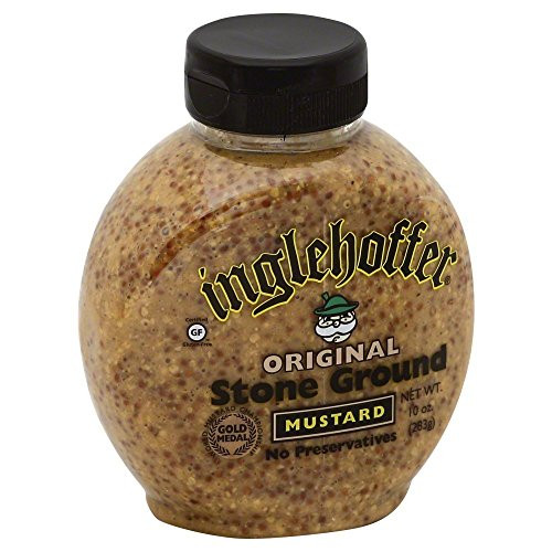 Inglehoffer  Stone Ground Mustard  10oz Bottle Pack of 2