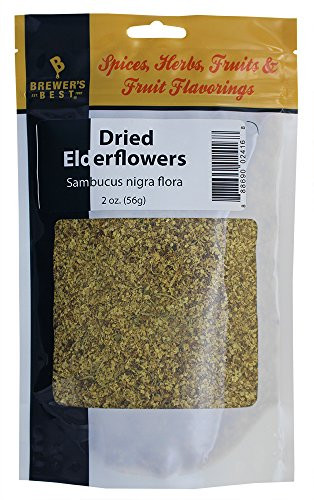 Brewer s Best Brewing Herb s and Spices - Dried Elderflowers  2 oz