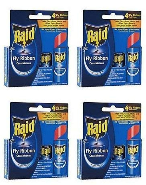 Raid FR3-RAID 4 Count Fly Catcher Ribbon 4-Pack Raid FR3-RAID 4 Count Fly Catcher Ribbon 4-Pack