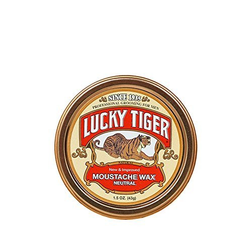 Lucky Tiger Mustache Wax  Neutral  1-5 Ounce