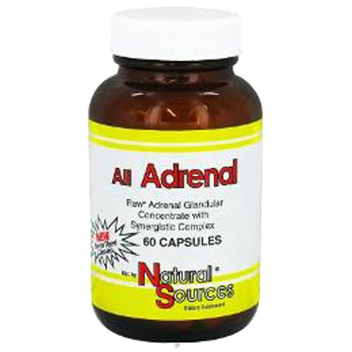 Natural Sources All Adrenal Capsules  60 Count