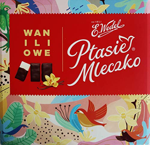 Ptasie Mleczko Chocolate Covered Vanilla Marshmallow birds milk chocolate  13-4 Oz-