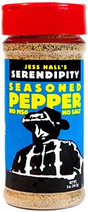 Jess Hall s Serendipity Seasoned Pepper No MSG No Salt - 5oz Bottle