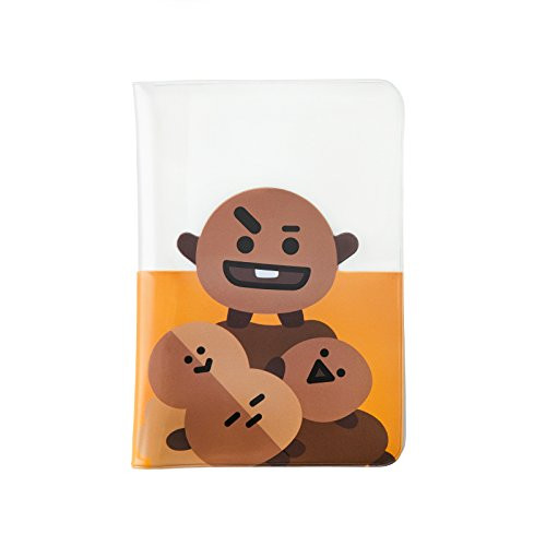BT21 Official Merchandise by Line Friends - SHOOKY Character Passport Holder Cover
