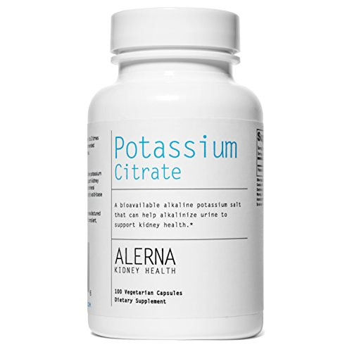 Alerna Kidney Health Potassium Citrate 99mg Vegetarian Capsules