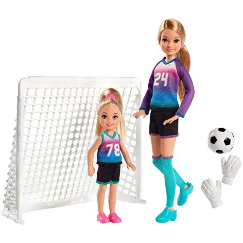 Barbie Team Stacie Doll & Chelsea Doll Soccer Playset Barbie Team Stacie Doll & Chelsea Doll Soccer Playset