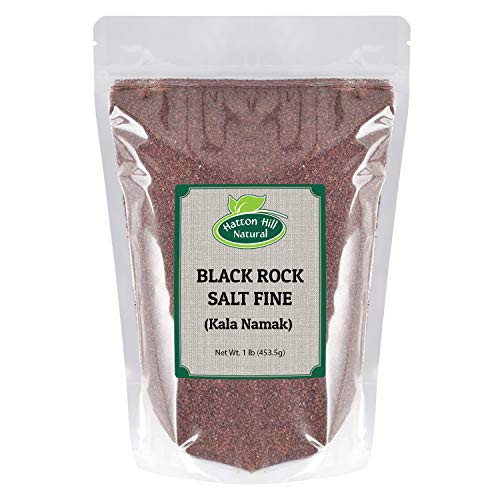 Black Rock Salt Fine Kala Namak 1lb by Hatton Hill