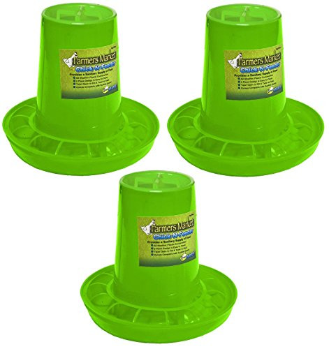 3 Pack Chicken Ware 15025 Chick-N-Feeder Bird Feeders  Size Small