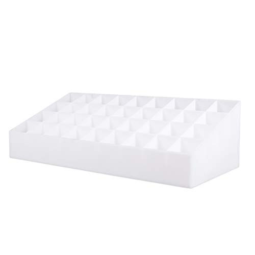 Beaupretty Lipstick Holder 36 Space Lipstick Organizer Case Display Rack Storage Box Lip Gloss Stand Cosmetic Makeup Organizer Lipstick Brushes White Beaupretty Lipstick Holder 36 Space Lipstick Organizer Case Display Rack Storage Box Lip Gloss Stand Cosmetic Makeup Organizer Lipstick Brushes White