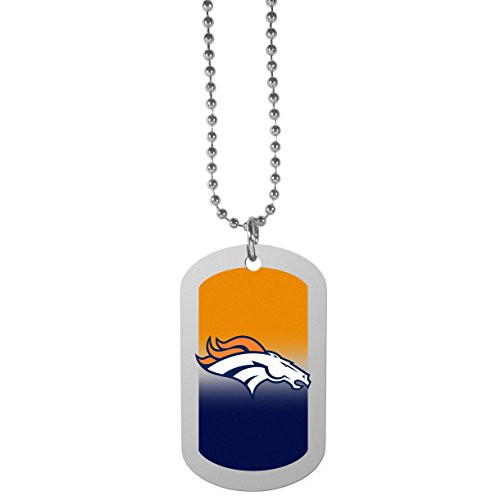 NFL Siskiyou Sports Fan Shop Denver Broncos Team Tag Necklace 26 inch Team Color NFL Siskiyou Sports Fan Shop Denver Broncos Team Tag Necklace 26 inch Team Color