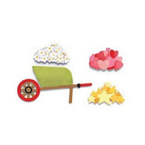 Embellish Your Story Wheelbarrow and Access- Magnets - Set of 4 Assorted - Embellish Your Story Roeda 100887-EMB