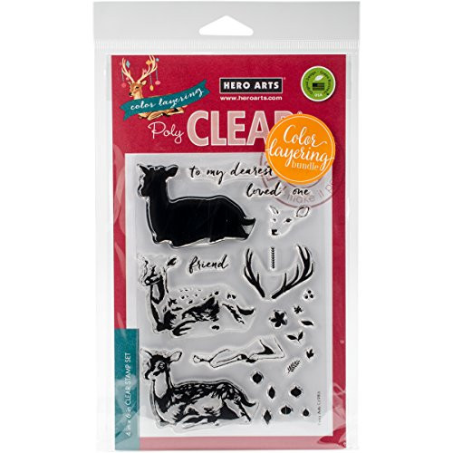 Hero Arts Deer Clear Stamp and Die Combo