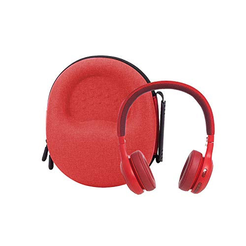Hard Storage Case for JBL Live 500BT-JBL E45BT-JBL Live 400BT On-Ear Wireless Headphones by Aenllosi red