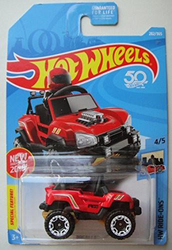 Hot Wheels RIDE-ONS 4-5  RED BOGZILLA 282-365