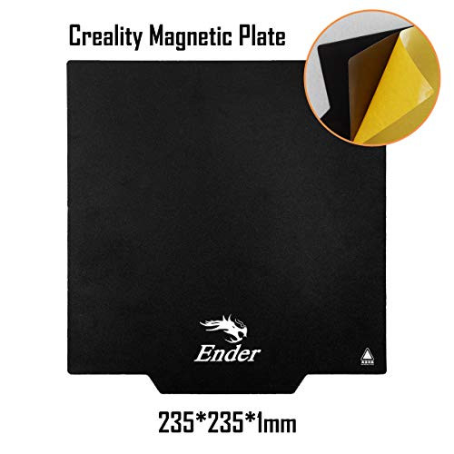 Creality Ender 3 Build Plate Ultra Flexible Removable Magnetic Build Surface Hot Bed Cover for Ender 3-Ender 3 pro-Ender 5-CR20-CR20 Pro  235X235MM