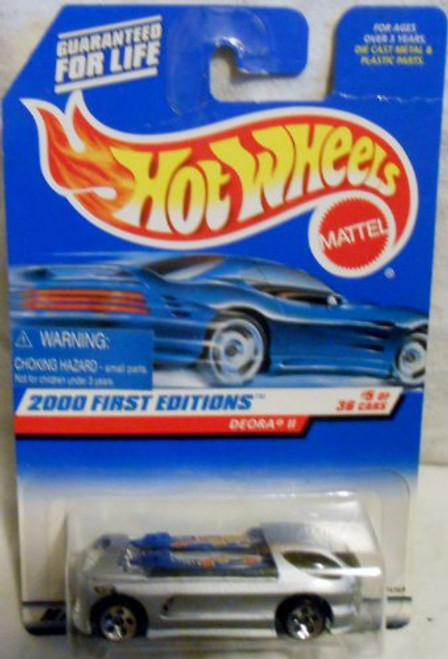 Mattel Hot Wheels 2000 First Editions 1 64 Scale Silver Deora II Die Cast Car 005 Mattel Hot Wheels 2000 First Editions 1 64 Scale Silver Deora II Die Cast Car 005