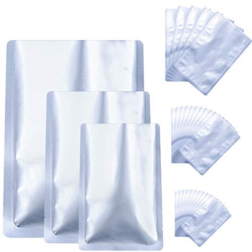 Mylar Bags for Food Storage  Metallic Mylar Foil Flat Heat Sealing Bags Storage Bags Pouch for Food Coffee Tea Beans 25 pieces 3 Sizes 6 x 9 Inch  7-8 x 11-8 Inch  10 x 14 Inch Mylar Bags for Food Storage  Metallic Mylar Foil Flat Heat Sealing Bags Storage Bags Pouch for Food Coffee Tea Beans 25 pieces 3 Sizes 6 x 9 Inch  7-8 x 11-8 Inch  10 x 14 Inch