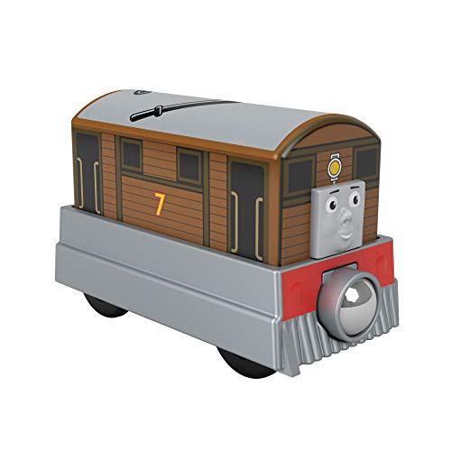 Thomas   Friends Wood Toby push-along train engine for toddlers and preschool kids ages 2 years and up