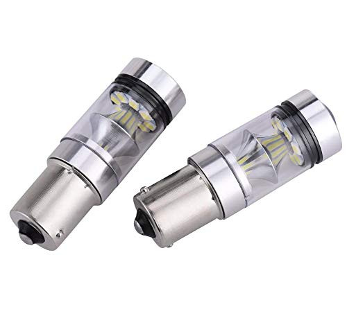 Catinbow 2 Pcs Extremely Super Bright 1156 1141 1003 1073 BA15S 7506 50 SMD LED Replacement Light Bulbs for Back Up Reverse Lights Brake Lights Tail Lights Rv lights 6000K Xenon White?12V-24V?