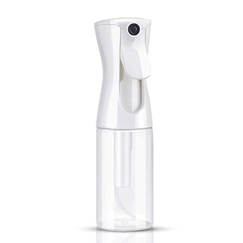 BEAYFILY Hair Spray Bottle Fine Mist Spray Bottle Empty Plastic Trigger Refillable Spray Bottle for Salon Hair Styling Plant Watering 5oz-150ml clear