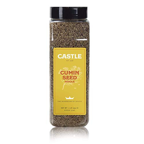 Castle Foods   CUMIN SEED WHOLE  16 oz Premium Restaurant Quality