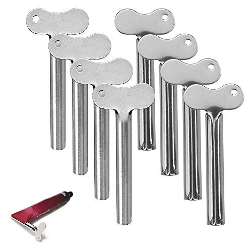 8 Pcs Tube Squeezer Toothpaste Squeezer Metal Tube Squeezer Tube Toothpaste Dispenser for Family Bathroom to Save Toothpaste Creams Paint Squeezer Roller Squeezer Tool Simple Practical 8 Pcs Tube Squeezer Toothpaste Squeezer Metal Tube Squeezer Tube Toothpaste Dispenser for Family Bathroom to Save Toothpaste Creams Paint Squeezer Roller Squeezer Tool Simple Practical