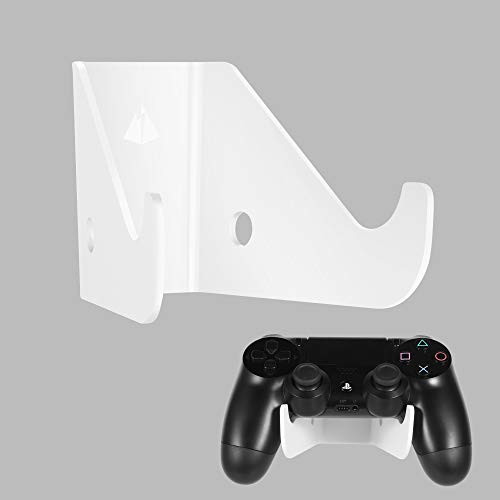 TXEsign Universal Game Consoles Controller Wall Mount Adhesive  Wall Stand Hanger Organizer Compatible for Gaming Controller Xbox One-Nintendo Switch-PS4 White