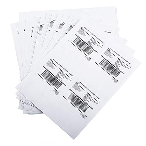 4x5 Sticky Labels 4 UP Shipping Address Label for Laser   Inkjet Printers 100 Labels  25 Sheets