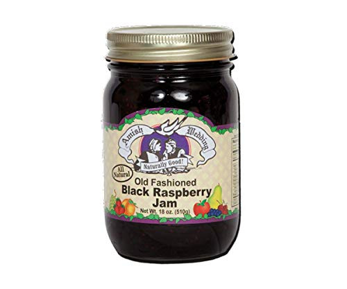 Amish Wedding Black Raspberry Jam 18 Ounces